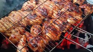 فرخة شواية وفحم