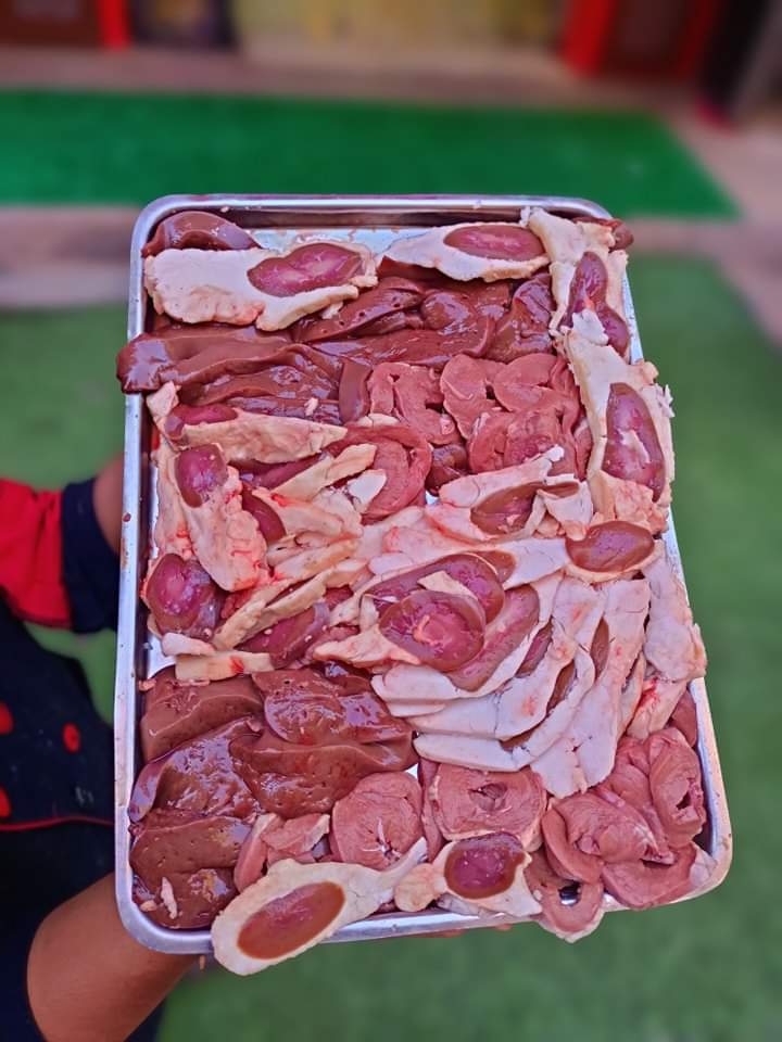 كبدة وكلاوي ضاني